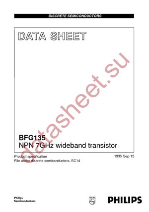 BFG135 T/R datasheet  